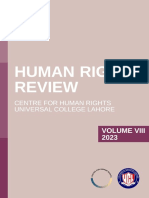 Human Rights Review Vol VIII