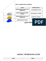 Jadwal Tim Bencana