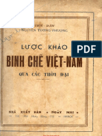 Lược Khảo Binh Chế Việt Nam Qua Các Thời Đại (NXB Ngày Mai 1950) - Nguyễn Tường Phượng, 89 Trang