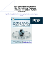 Direct Social Work Practice Theories and Skills For Becoming An Evidence Based Practitioner 1st Edition Ruffolo Test Bank