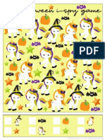 Fantastic Cute Holidays Printable I Spy Games For Kids Halloween