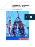 Software Engineering 10th Edition Sommerville Test Bank