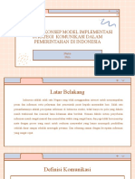 Analisis Konsep Model Implementasi Strategi Komunikasi Dalam Pemerintahan Di Indonesia