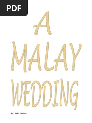 A Malay Wedding