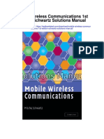 Mobile Wireless Communications 1st Edition Schwartz Solutions Manual