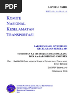 Download Laporan Akhir Tumburan KA 116 Dan K by Anggara Torres SN66806815 doc pdf