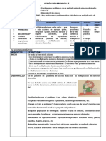 Sesión de Aprendizaje Miércoles 09 de Agosto