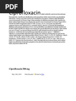 Download Ciprofloxacin Adalah Antibiotik Yang Berasal Dari Golongan Fluoroquinolon by Issa Al-ghifari SN66806999 doc pdf