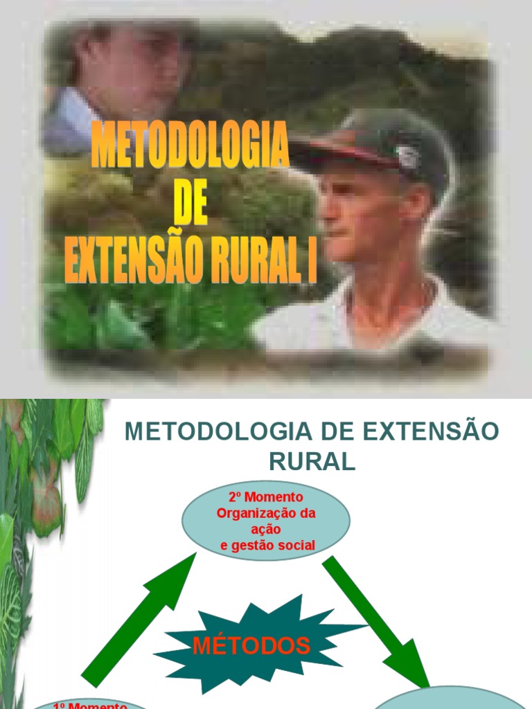 Aula 8 ADEMIR 1 Metodologia em ExtensÃ o Rural P2 23 04 2015 | PDF