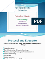 3-Protocol and Etiquette