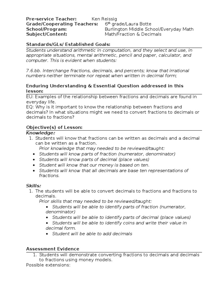 ubd-example-lesson-plan-decimal-fraction-mathematics