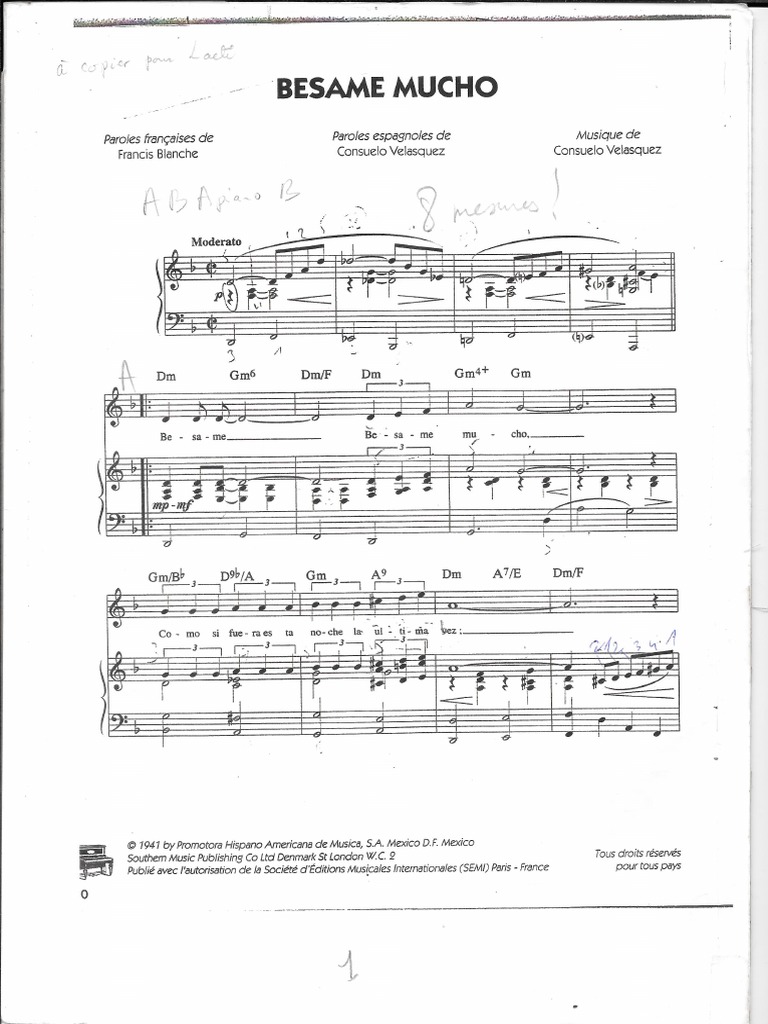 Besame Mucho 2024 Austin Pdf Glory Kamilah
