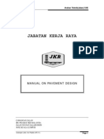 JKR Manual On Pavement Design