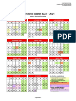 Calendario Escolar 2023-24