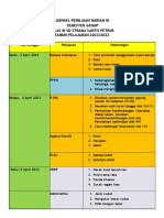 Jadwal Penilaian Harian Iii Semester Genap