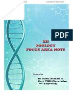 Hsslive-xii-Zoology Focus Area Note 2023-By-Sunil