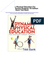 Dynamic Physical Education For Secondary School Students 7th Edition Darst Test Bank