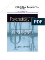 Psychology 10th Edition Bernstein Test Bank