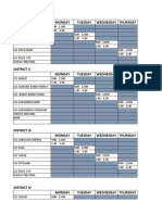 2023 Class Schedule