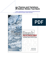 Psychology Themes and Variations Canadian 5th Edition Weiten Test Bank