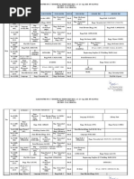 First Year 1st Sem Routine 2023 24