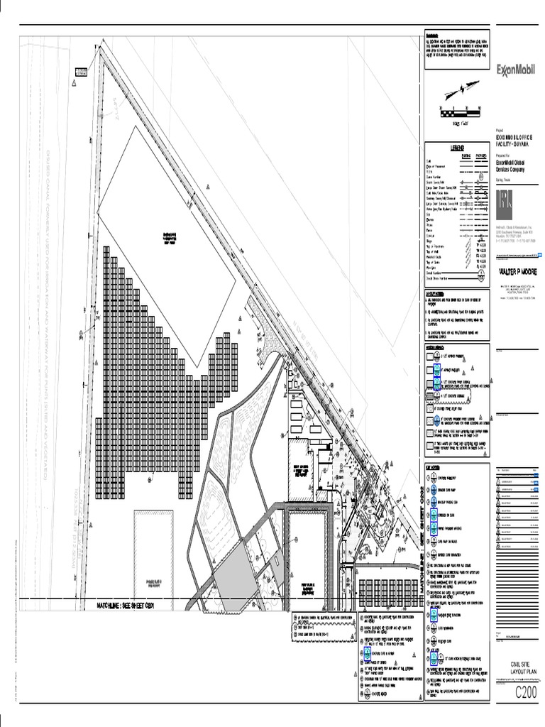 C200 CIVIL SITE LAYOUT PLAN Rev.12 | PDF