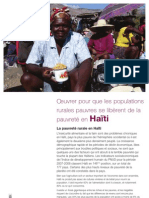 Oeuvrer Pour Que Les Populations Rurales Se Liberent de La Pauvrete en Haiti