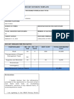 Budget Proposal Template