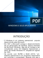 Windos e Seus Aplicativos