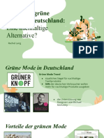 Grüne Mode 