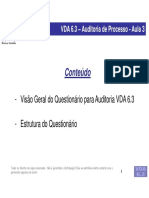 VDA 6.3 - Aula 3 - Querstionário-2