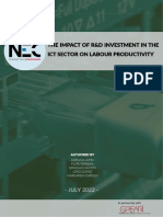 The Impact of R&D Investment in The ICT Sector On Labour Productivity