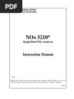 NOx 5210 Manual