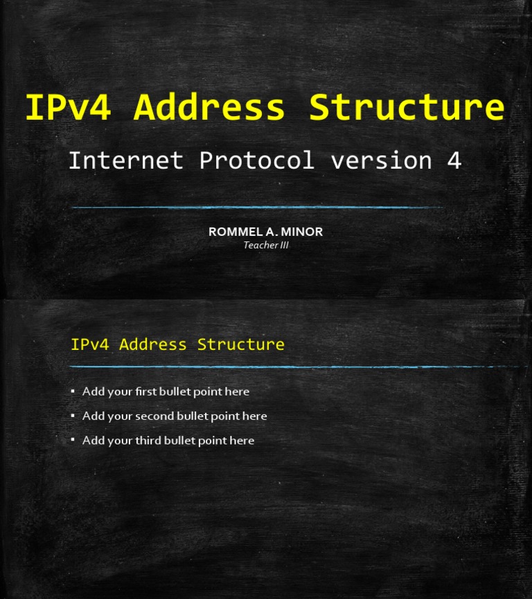 [1] IPv4 Address Structure PDF
