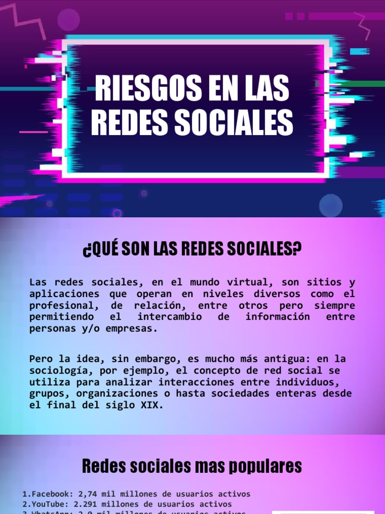 Riesgos de Las Redes Sociales | PDF | Malware | Suplantación de identidad
