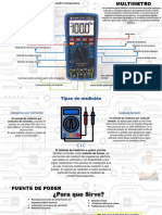 Uso de Multimeto, Medicones y Fuente de Poder.