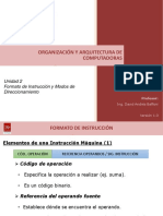 Unidad 2 - Clase 3 - Formato de Instrucción y Modos de Direccionamiento - O.A.C.