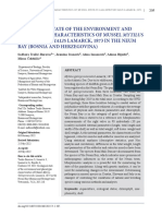 Ecological State of The Environment and Phenotypic Characteristics of Mussel Mytilus Bay (Bosnia and Herzegovina)