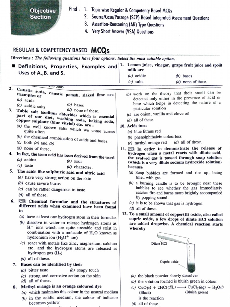 Acids, Bases and Salts | PDF | Hydroxide | Acid
