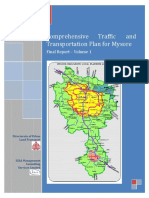 Comprehensive Traffic and Transportation Plan For Mysore Final Report - Volume 1