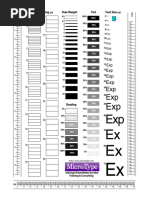LogMAR to Snellen Conversion Chart | PDF