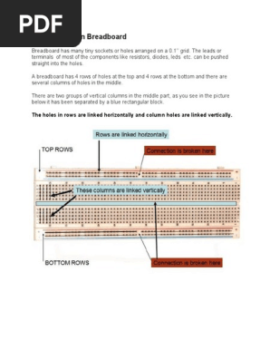 Connections on Breadboard