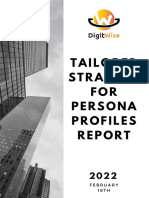 Report - Tailored Strategy For Persona Profiles CONNECTIONS
