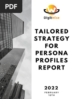 Report_ Tailored Strategy for Persona Profiles CONNECTIONS