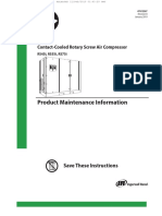 Product Maintenance Information: Contact-Cooled Rotary Screw Air Compressor