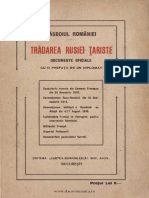 Rasboiul Romaniei Tradarea Rusiei Tariste (1918)