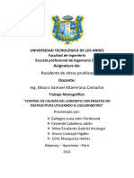 Control de Calidad Del Concreto Con Ensayos No Destructivos Utilizando El Esclerometro