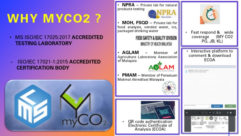 Myco2 Lab: Accredited Testing Services | PDF