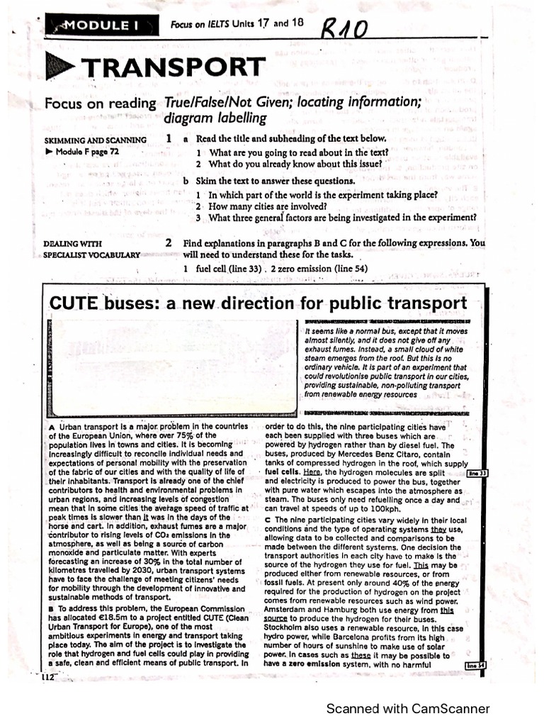 Reading Transport | PDF