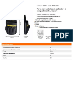 Porta herramientas de poliéster, 6 compartimentos, Expert, Portaherramientas,  101803